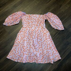 Azulu women’s star Dress Orange and purple size M